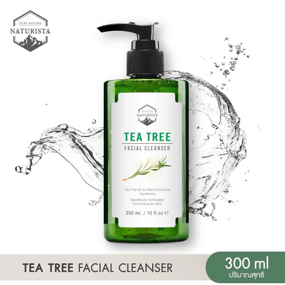 90% OFF Naturista เจลล้างหน้าทีทรี สำหรับคนเป็นสิว และผิวแพ้ง่าย Tea Tree Facial Cleanser 300ml ฿77.00 1ล้าน+ sold Comm Rate 20% Get Link