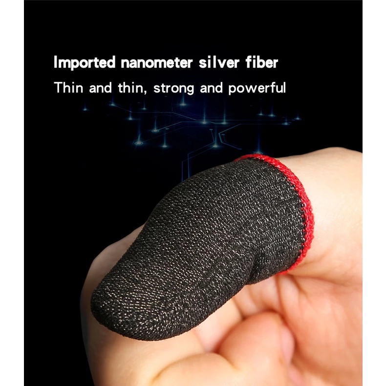 ถุงนิ้วเล่นเกมส์ ถุงมือเล่นเกมส์ Winten Silver fiber - For PUBG Gaming Gloves มีบริการเก็บเงินปลายทาง