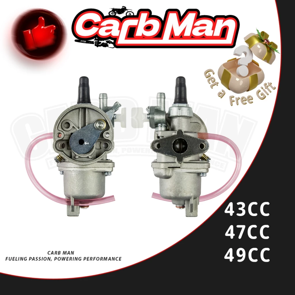 คาร์บูเรเตอร์ สําหรับเครื่องยนต์ G4k G4K-04 G45L 43cc 47cc 49cc รถวิบาก ATV Quad เหมาะสำหรับมอเตอร์ไซต์จิ๋วทุกรุ่น (สินค้าคุณภาพดี)