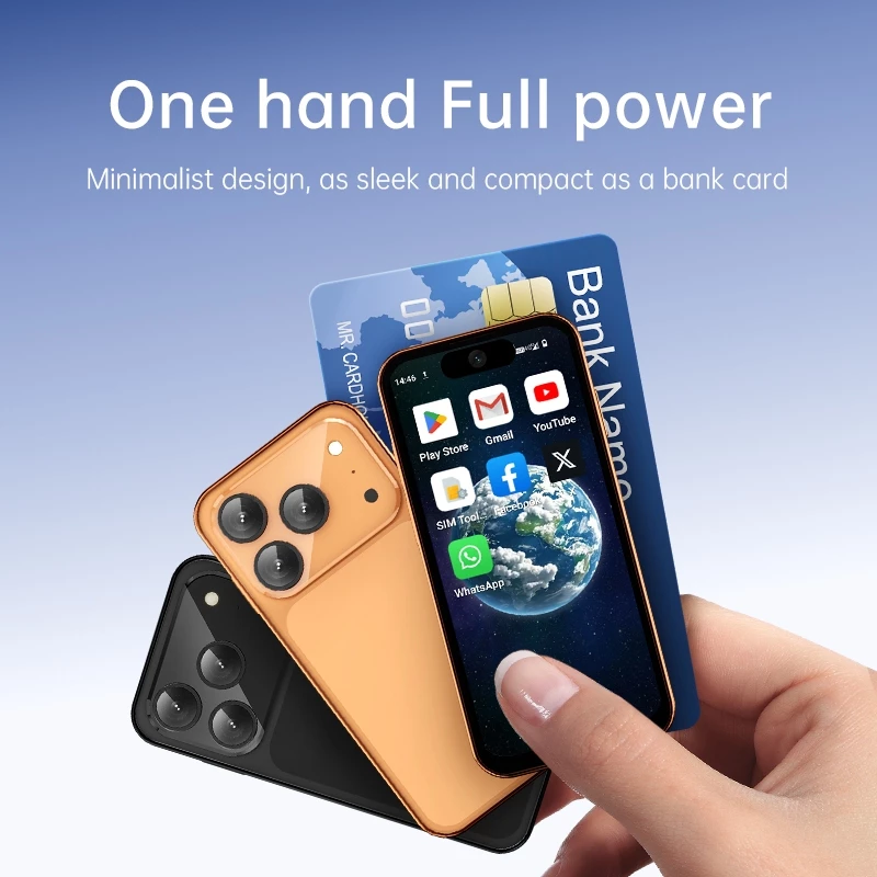 SOYES XS19 PRO Mini 4G โทรศัพท์มือถือ 4GB RAM 64GB ROM Quad Core 3.88 นิ้ว Ultra Slim Dual SIM สมาร์ทโฟนขนาดเล็ก