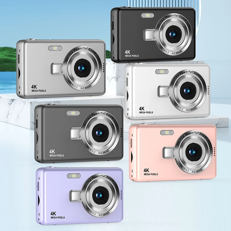 Q12 Retro CCD สไตล์นักเรียนภาพถ่ายกล้องดิจิตอล HD กล้อง SLR แบบพกพา