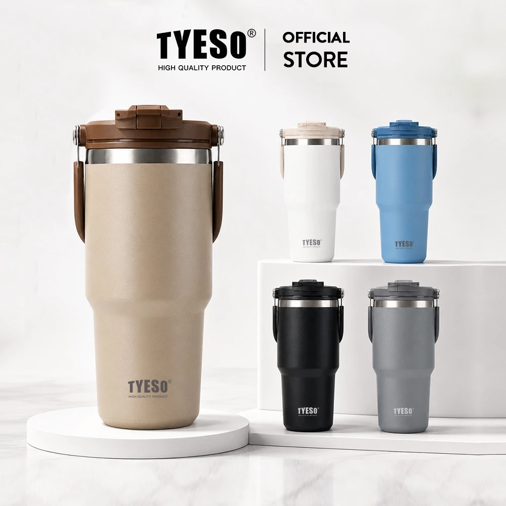 TYESO แก้วเก็บอุณหภูมิ 600 หรือ 750 มิลลิลิตรบน Shopee