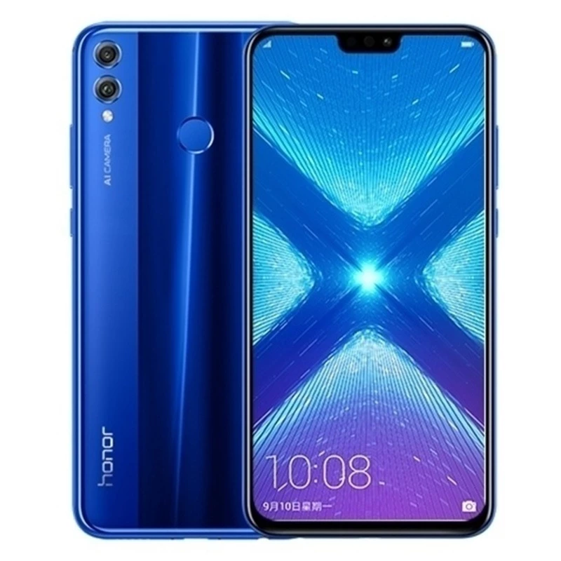 โทรศัพท์มือถือสมาร์ทสําหรับ HONOR 8X 6GB 128GB โทรศัพท์มือถือ Android 8.1 6.5 นิ้ว 4G pHONE