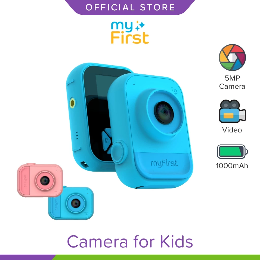 กล้องก่อนของฉัน 10 กล้องดิจิตอลขนาดเล็กสําหรับเด็กพร้อมกล้อง 5MP ภาพและวิดีโอคุณภาพสูง กล้อง