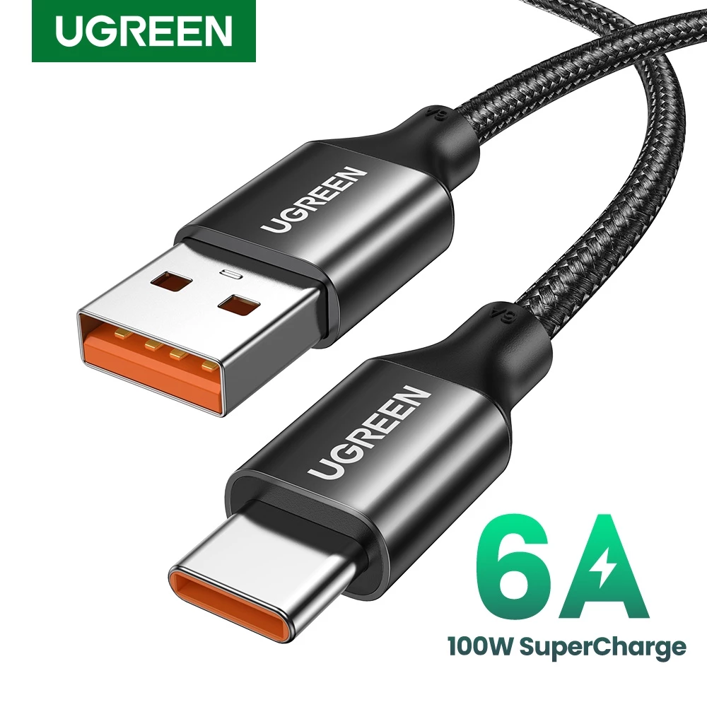 33% OFF Ugreen 6A Usb Type C สายเคเบิล 100W / 66W ชาร์จเร็ว Usb C สายเคเบิลข้อมูล สําหรับ Xiaomi Usb C Cable ฿197.00 57 sold Comm Rate 8% Get Link