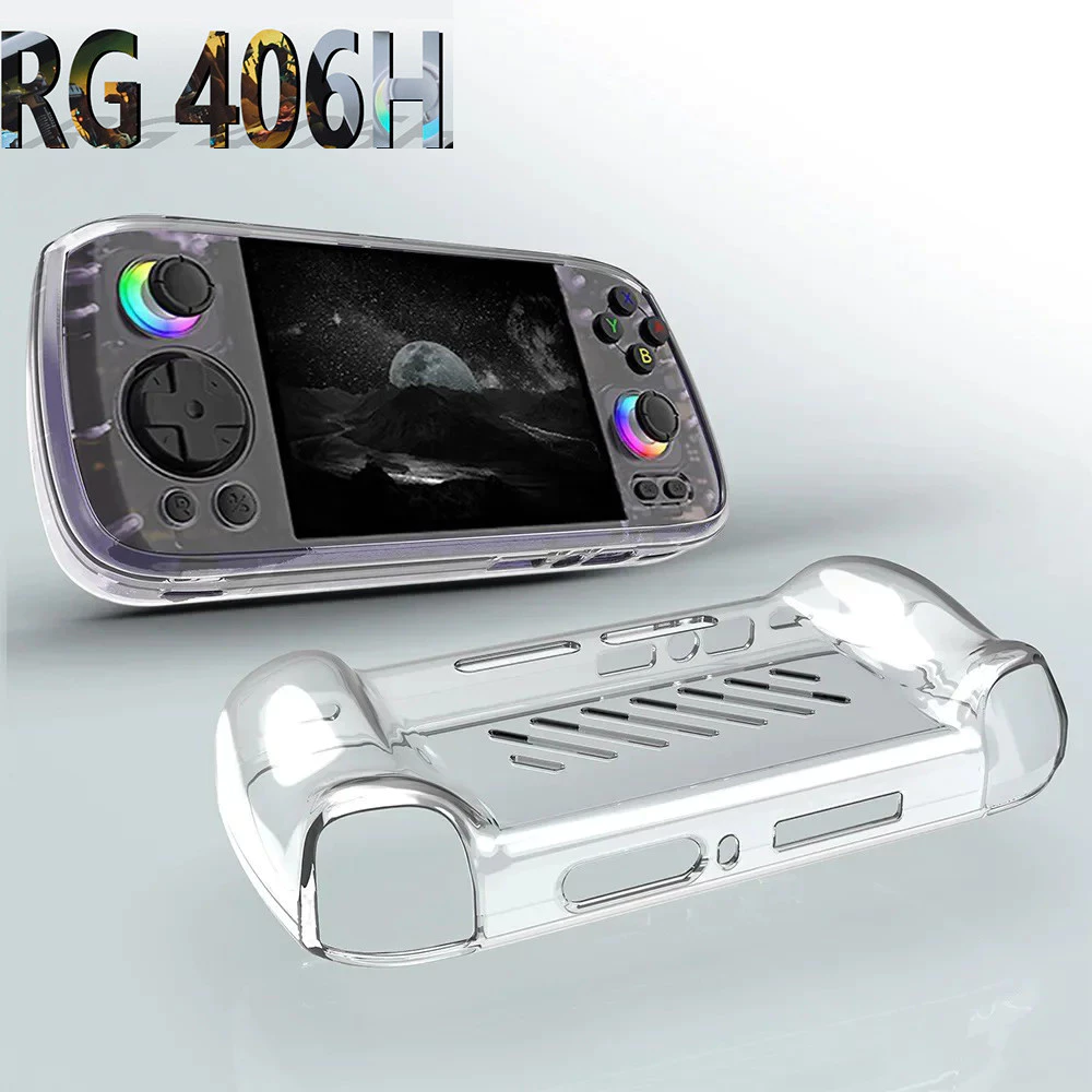 สําหรับ Anbernic RG 406H ฝาครอบป้องกัน, TPU Cooling โปร่งใส Anti-Drop สําหรับ Anbernic RG406H Consol ซิลิโคนฝาครอบป้องกันมือถือ Gaming คอนโซลอุปกรณ์เสริม
