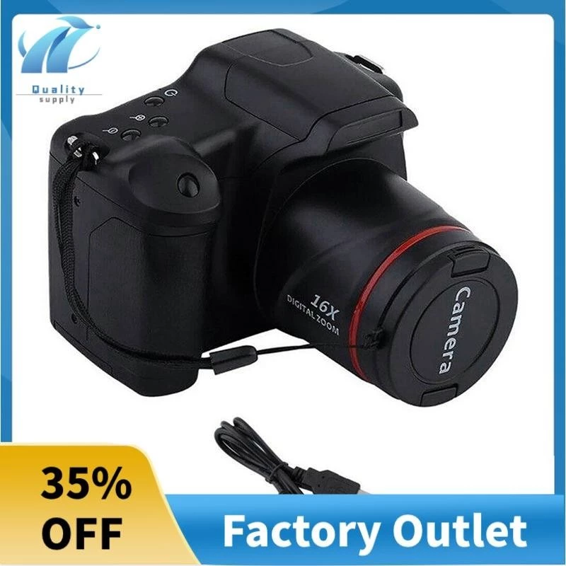 Superb เดินทางแบบพกพา Vlog กล้องการถ่ายภาพ 16X ซูมดิจิตอล 1080P HD SLR กล้อง Anti-Shake Photo กล้องสําหรับ Live Stream
