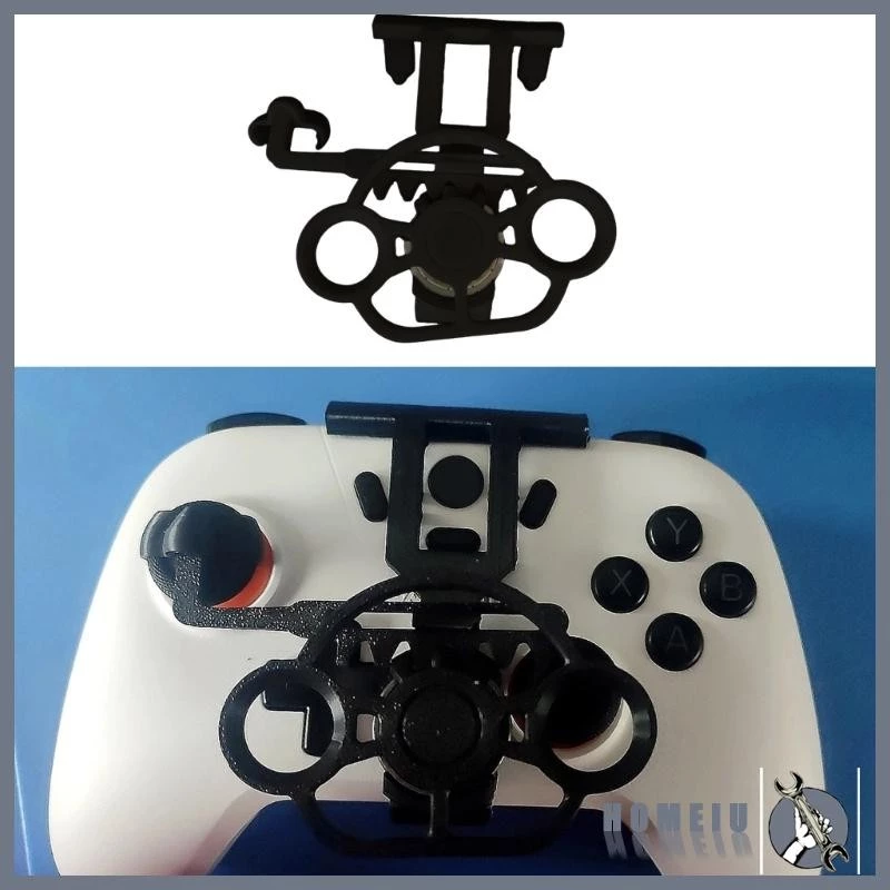 HOMEIU Universal จอยสติ๊กพวงมาลัยขนาดเล็กสําหรับ T4 เกมคอนโทรลเลอร์ PC Gaming พร้อมเสริมความตอบสนอง