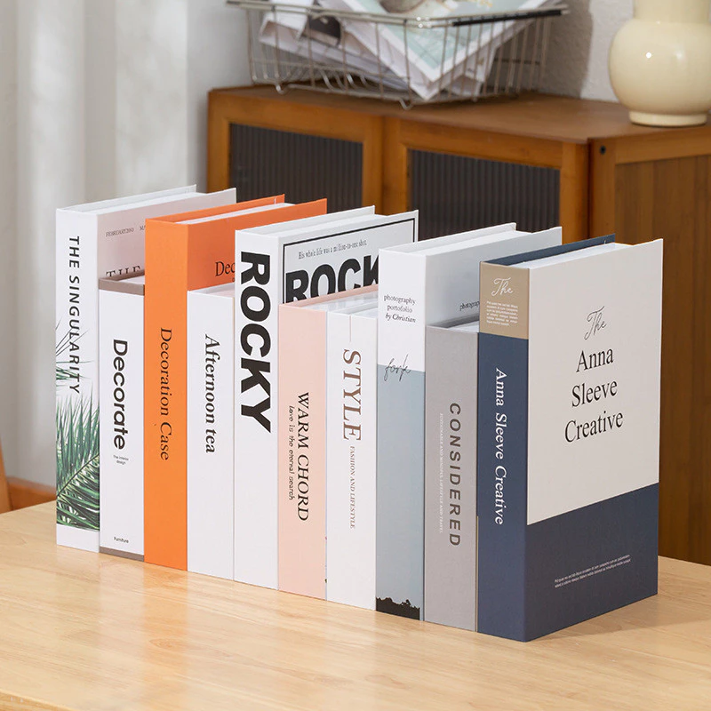 หนังสือปลอม หนังสือแต่งบ้าน หนังสือโชว์ สำหรับตกแต่งบ้าน คอนโด โรงแรม ร้านอาหาร พรอพถ่ายงาน งานเนี้ยบ