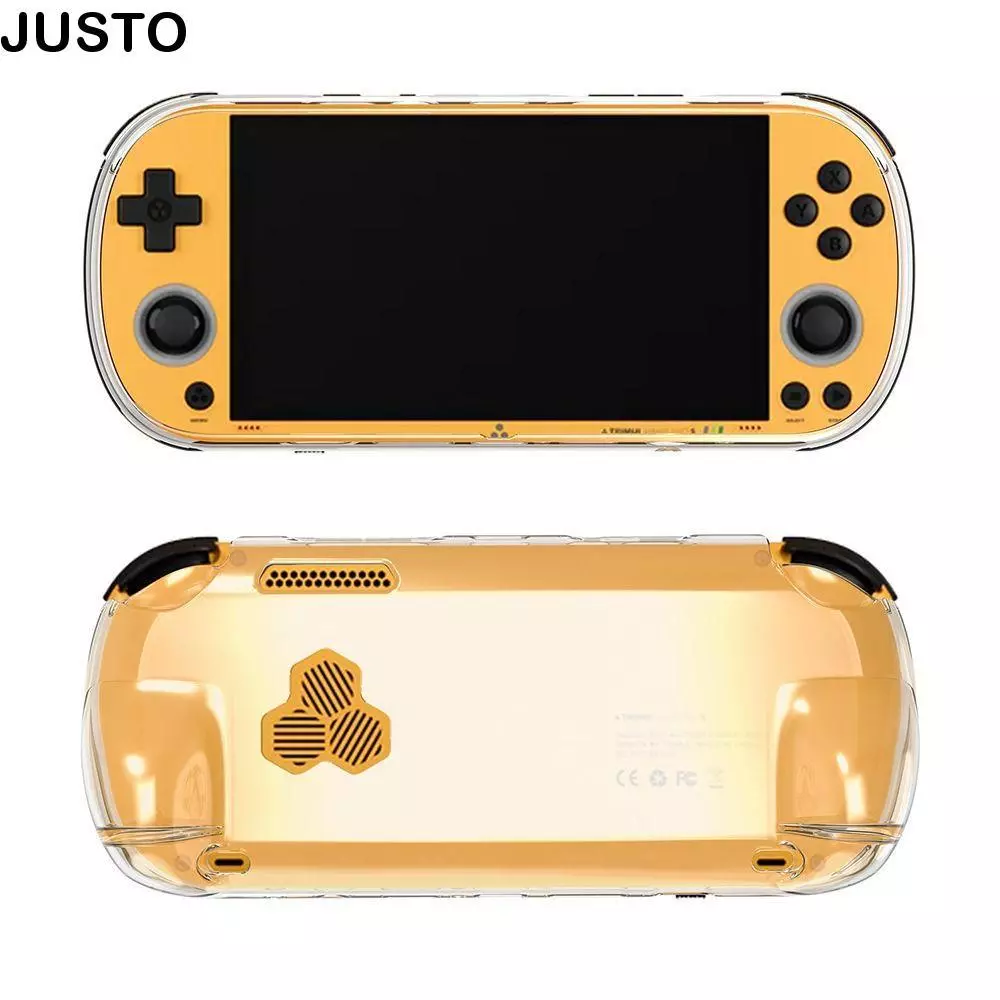 JUSTO Gaming Handhelds, วัสดุนุ่ม Anti Drop เกมคอนโซล, พรีเมี่ยม Ergonomics กันน้ําทนต่อการสึกหรอสําหรับ TRIMUI สมาร์ท S