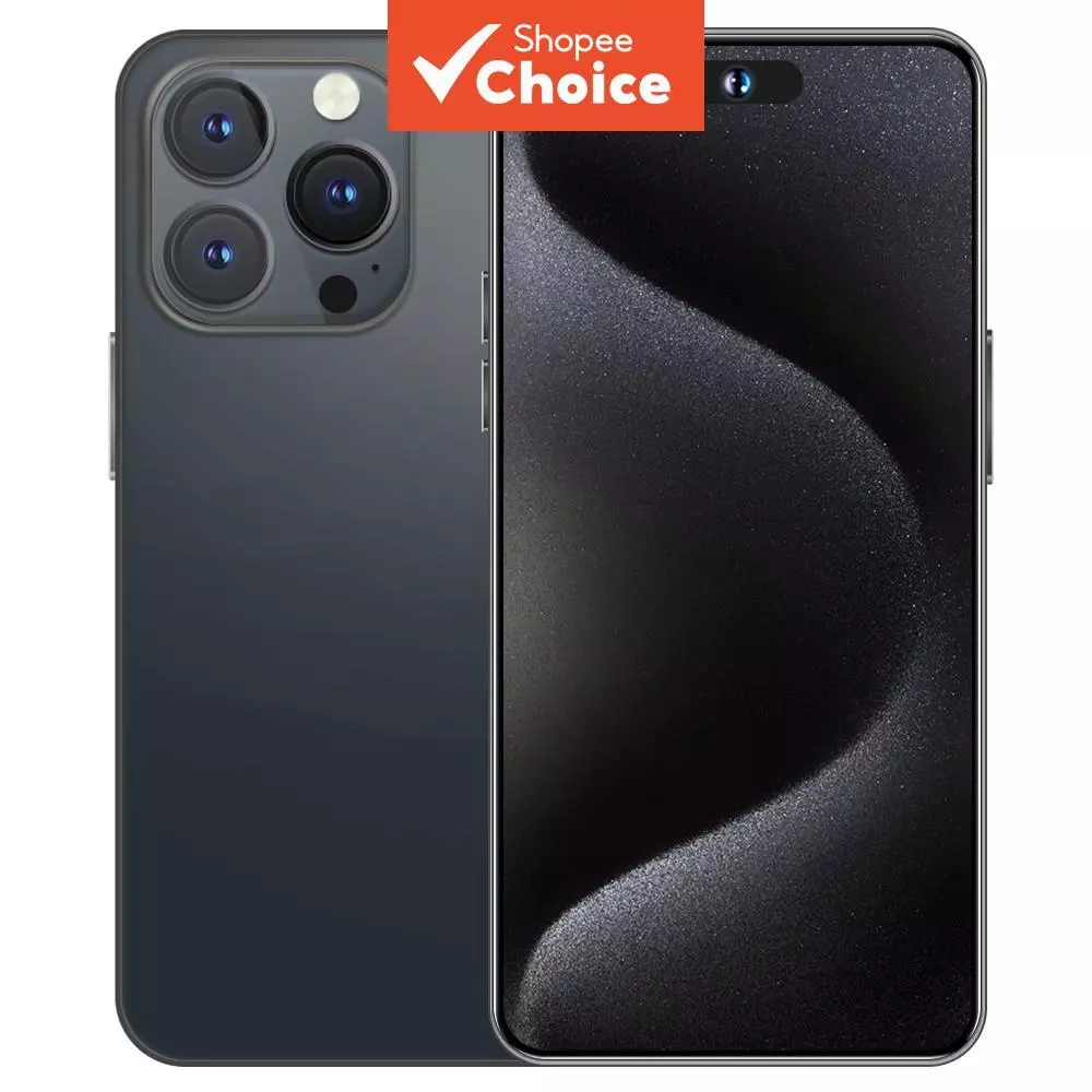 ปลดล็อคสมาร์ทโฟน I15 Pro Max 4GB 128GB โทรศัพท์มือถือ 6.8 นิ้ว