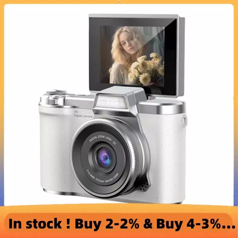 4K Digital Autofocus กล้อง 4K Digital Video กล้องวิดีโอกล้อง Autofocus การถ่ายภาพกล้อง Retro CCD กล้องสําหรับเด็กนักเรียน B