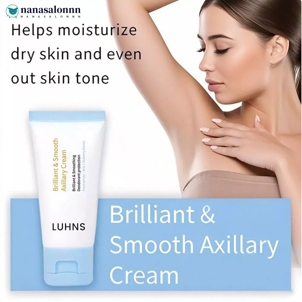 NANASALONNN ครีมระงับกลิ่นกายใต้วงแขนครีมให้ความชุ่มชื้น Brightening Smoothing ครีมยาวนานบรรเทาผิวแห้งครีม Body Odor Sweating ลบครีม J9Z2