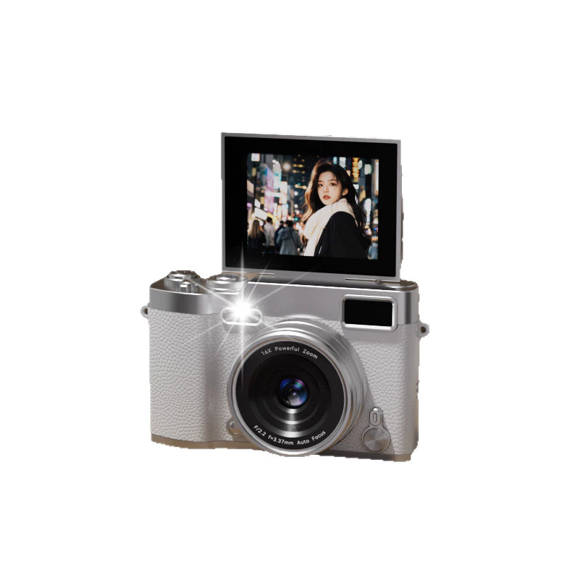กล้อง CCD กล้องพลิก Ultra HD กล้องดิจิตอลแบบบูรณาการ ccd วิทยาเขตนักเรียน HD การถ่ายภาพการเดินทางย้อนยุค