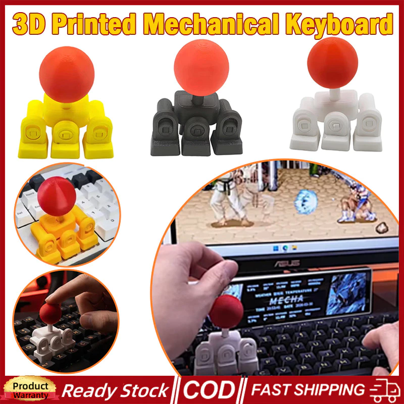3D พิมพ์ 4 Way จอยสติ๊ก Mod สําหรับ Mechanical & Membrane Gaming Keyboards ติดตั้งง่าย Arrow Controller Precision ทนทาน