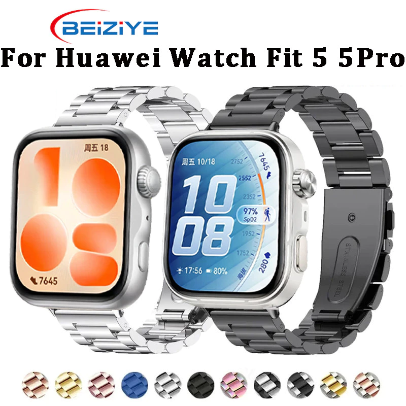50% OFF สายสแตนเลสสําหรับ Huawei Watch Fit 5 สายโลหะสําหรับ Huawei Watch Fit 5 Pro สายสแตนเลสแบบสวมเร็ว ฿239.00 15 sold Comm Rate 11% Get Link