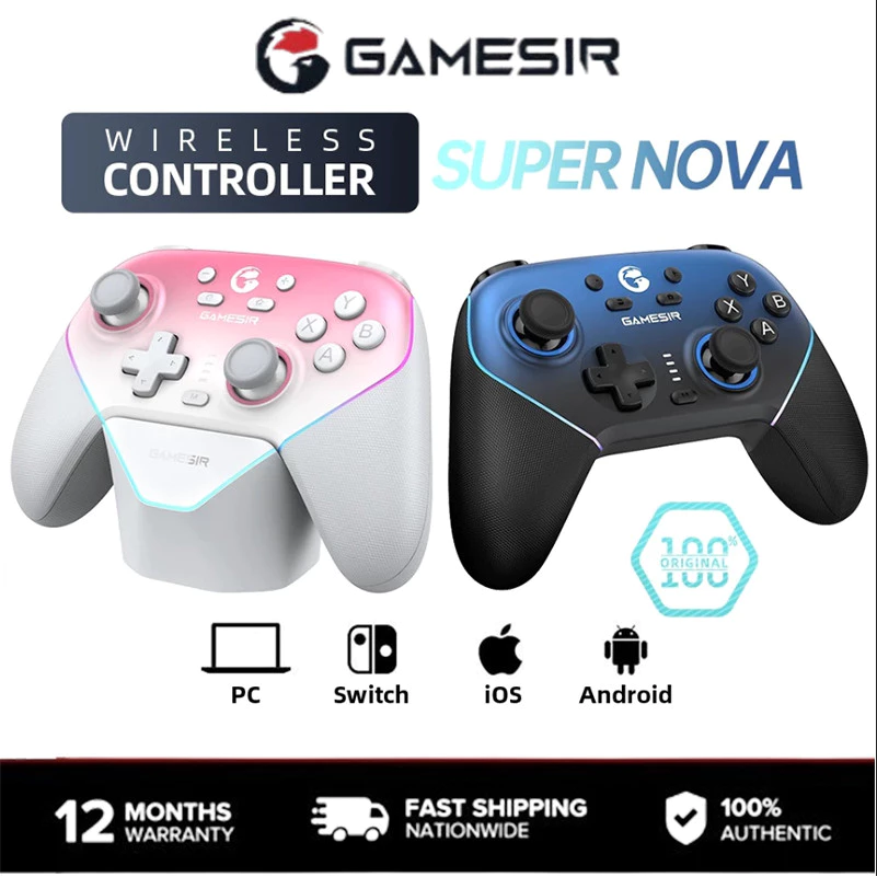 GameSir Nova Pro Supernova สวิตช์เกมแพดไร้สาย 2 เกมแพด Pro เกมแพด PC Steam Bluetooth Steam Gaming Nintendo Switch