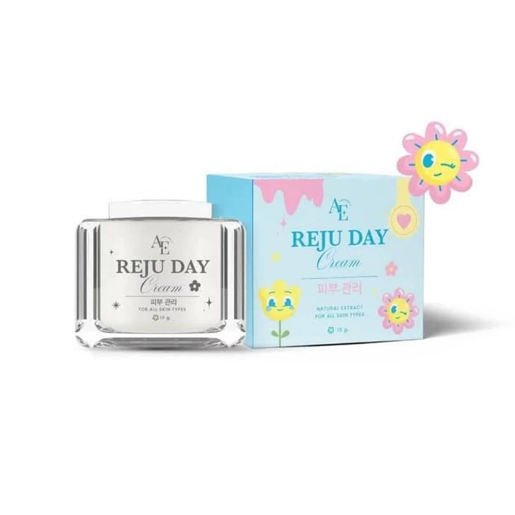 รีจูเดย์ครีม Reju Day 10g. ฟ้า อันยองอี ครีมอันยองอี ครีมอันยอง ครีมรีจู ครีมเรจู ทาเช้า-ก่อนนอน