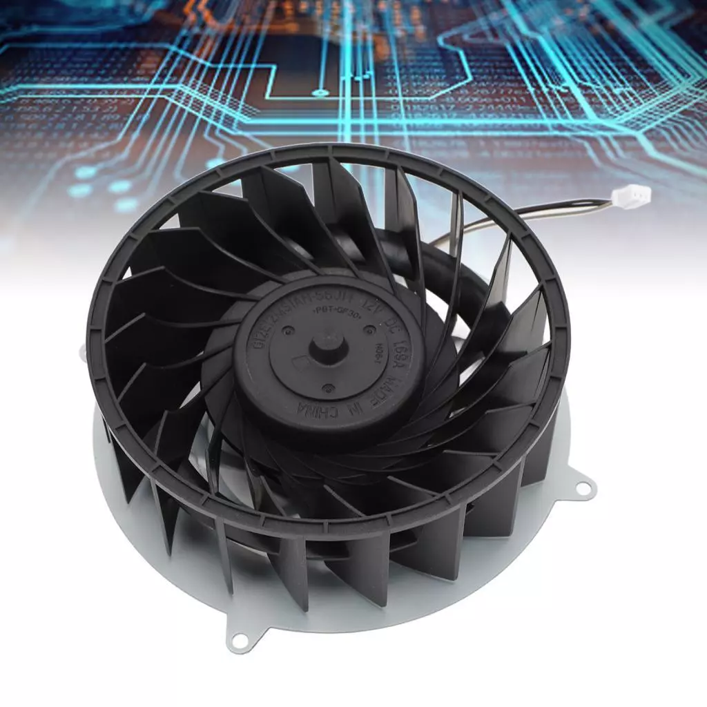 Hahao ภายในเปลี่ยนพัดลมระบายความร้อนสําหรับคอนโซล Slim 19 ใบมีด 11541GS 12M WB 01 เกม Cooler Gaming Accessorie