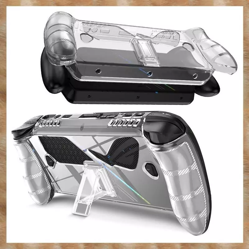 [KYG] TPU ฝาครอบป้องกันกันกระแทกสําหรับ Ally, Anti-Scratch Clear Case สําหรับ Ally X Gaming Console Grip