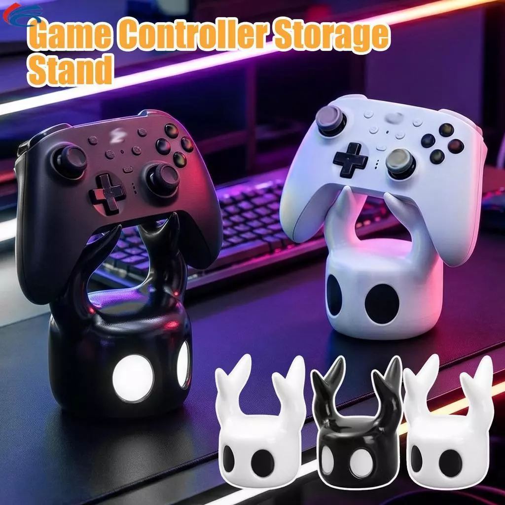 [AM3C] 4 ชิ้น Hollow Knight Controller สําหรับ PS5/XBOX/สวิตช์, Desktop Organizer & Decor สําหรับห้องเกม, Mini PVC Gaming Holder 2 สี /Hurry Up