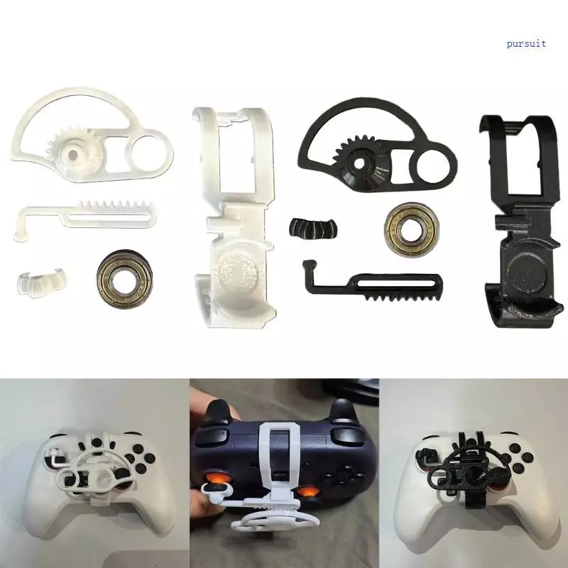 SUIT* Compact Gaming จอยสติ๊กล้อ Optimized ชาร์จพอร์ตออกแบบสําหรับ T4 ตัวควบคุมเกมซ่อมพวงมาลัย