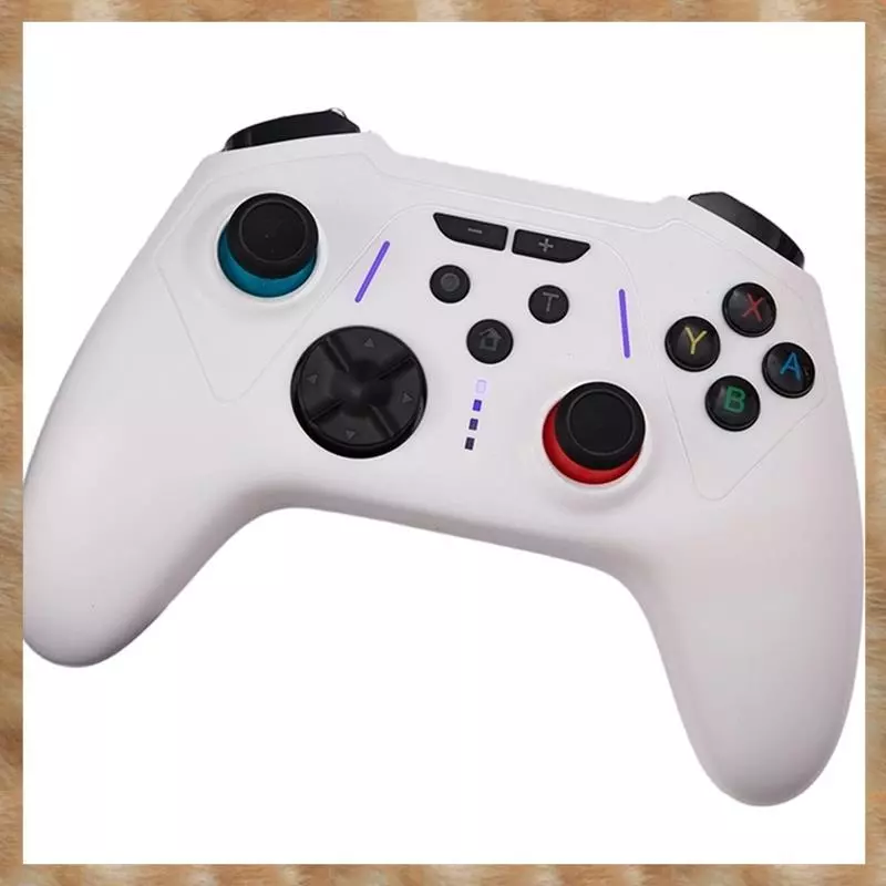 [KYG] Wireless Hall Effect Trigger Gaming Controller Gamepad สําหรับสวิทช์ 2 NS/PC/Android/IOS พร้อม Six Motion Sensing สีขาว
