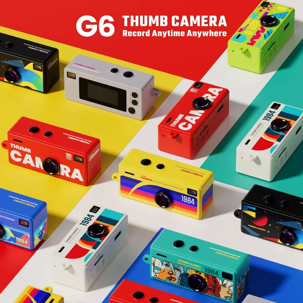 กล้อง Thumb Camara 1080P HD มุมกว้าง แบบพกพา สําหรับถ่ายภาพ แบบมินิ สวมใส่ได้ ของขวัญของเล่นขนาดเล็กสําหรับเด็ก