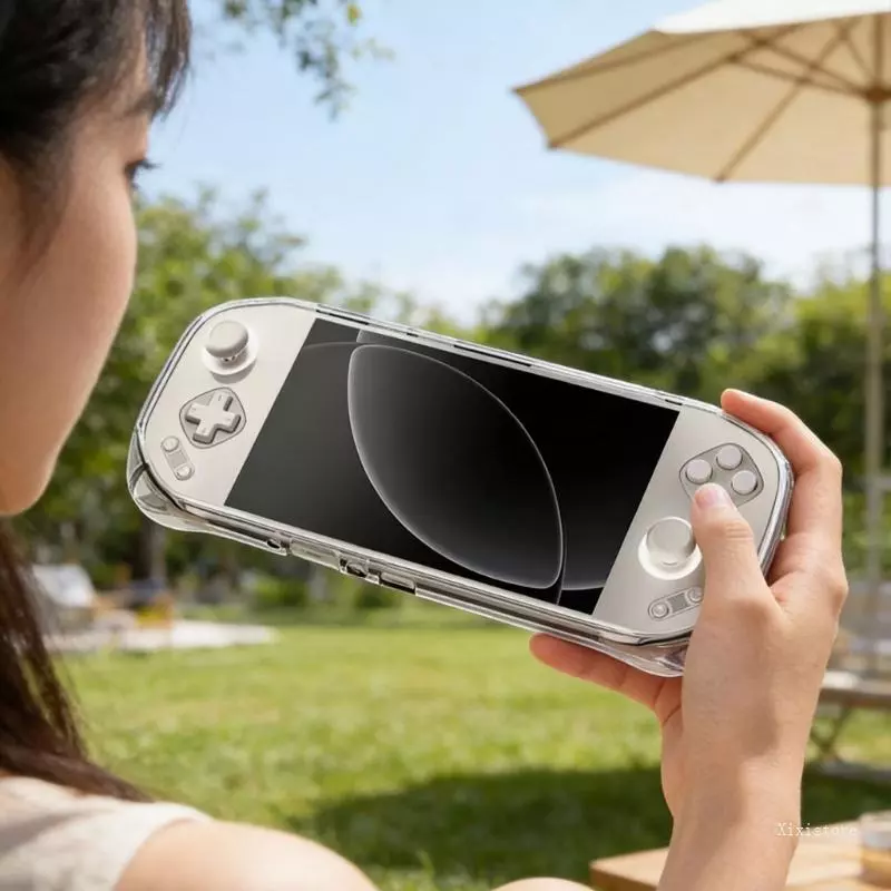 Xixi เกมคอนโซลฝาครอบผิวกันกระแทกสําหรับ MANGMI กระเป๋าโปร่งใสกรณีเชลล์ Gaming Accessor