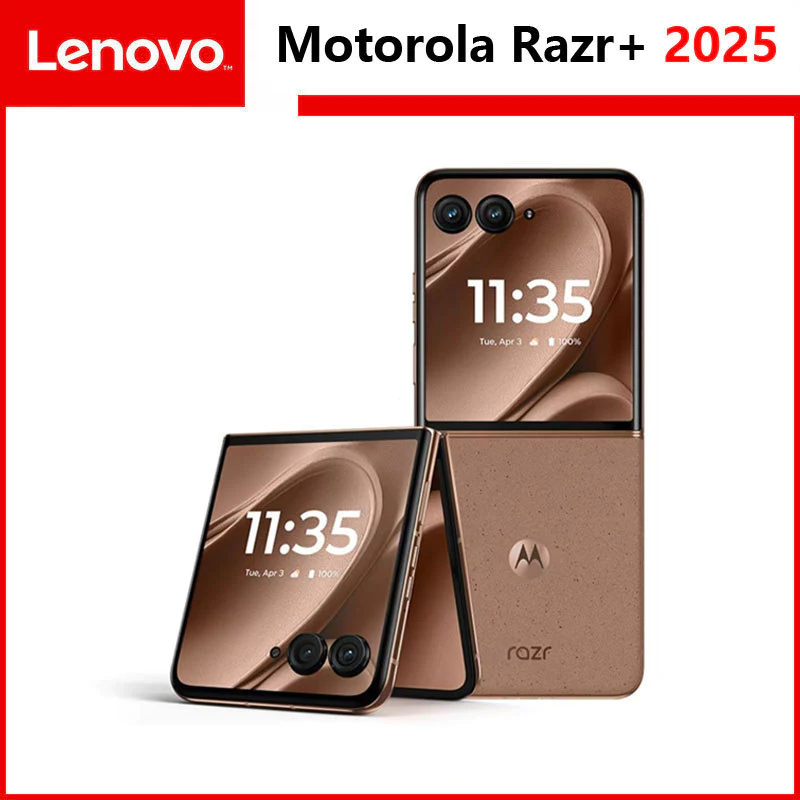 Global Version Motorola Razr+ 2025 / Moto razr 60 Pro โทรศัพท์ฝาพับ / โทรศัพท์มือถือ 5G / Snapอาร์กอน 8s Gen 3 / Good Condition Original Used Phone