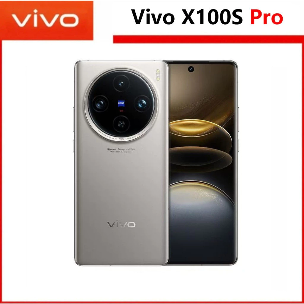 โทรศัพท์มือถือ VIVO X100S Pro 5G 6.78 นิ้ว AMOLED ขนาด 9300+ โทรศัพท์มือสองดั้งเดิมสภาพดี