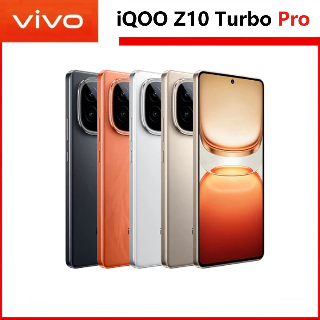 VIVO iQOO Z10 Turbo Pro 5G โทรศัพท์มือถือ Snapdragon 8s Gen 4 ทุกสีสภาพดีโทรศัพท์มือสองต้นฉบับ