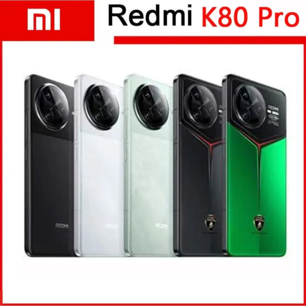 โทรศัพท์มือถือ Xiaomi Redmi K80 Pro 5G Snapdragon 8 Elite ทุกสีฟังก์ชั่นที่ดีโทรศัพท์ที่ใช้เดิม