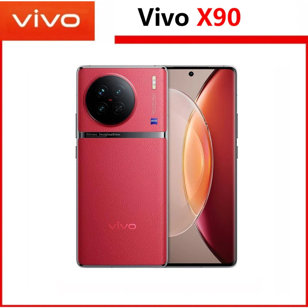 โทรศัพท์มือถือ Vivo X90 5G ขนาด 9200 4nm 120HZ AMOLED All-Colors Good Condition โทรศัพท์มือสองต้นฉบับ
