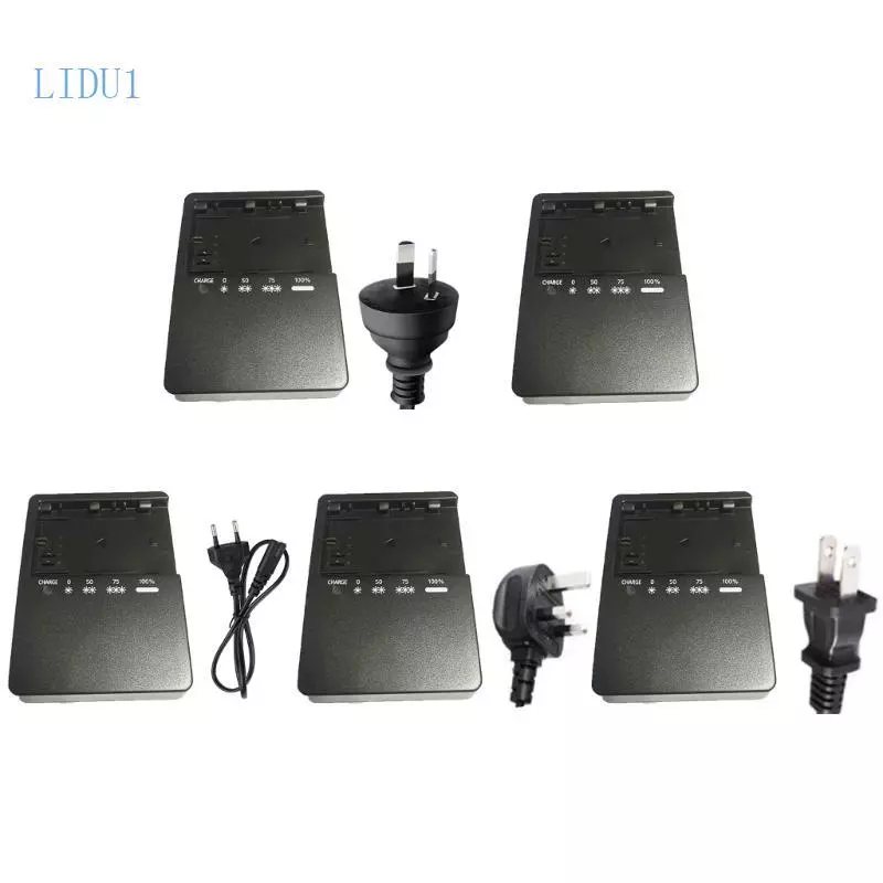 LIDU1 LC-E6E LC E6E Charger สําหรับ 5D2 5D3 60D 7D 70D LP-E6 LP-E6N กล้อง