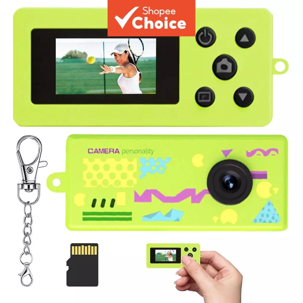 Thumb กล้อง 32GB หน่วยความจํา Retro ความงามกระเป๋า Sized Vintage Cam Perfect Christmas ของขวัญวันเกิดผู้ใหญ่สําหรับวัยรุ่น