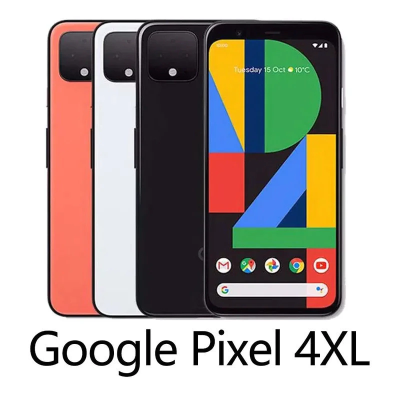 Google Pixel 4 XL 4XL 6.3 "6GB+64GB/128GB ROM NFC Snapdragon FACE ID Octa Core 4G LTE โทรศัพท์มือถือ Android สมาร์ทโฟนมือสอง BGHF