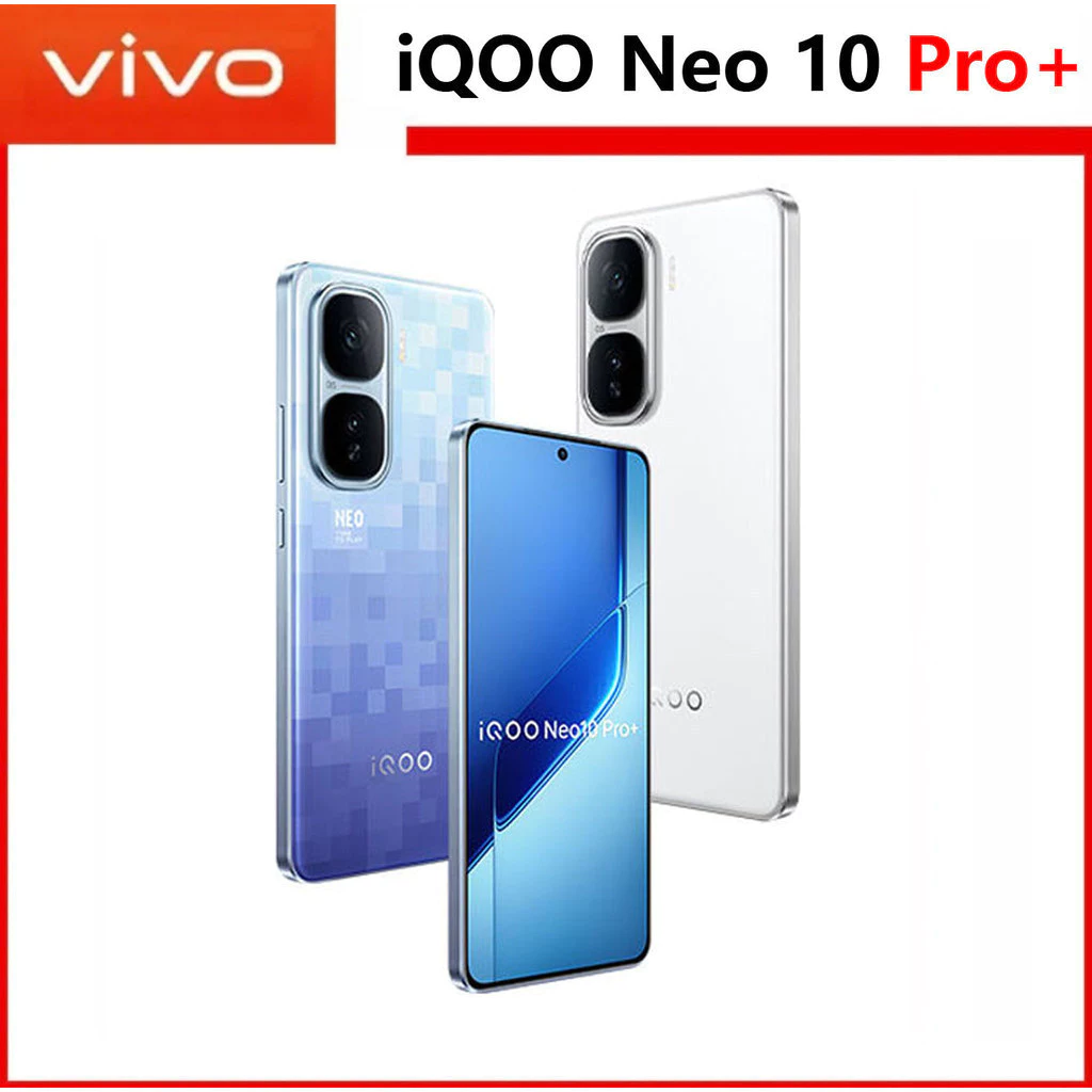 VIVO IQOO Neo 10 Pro+ 5G โทรศัพท์มือถือ Snapdragon 8 Elite AMOLED 144Hz ทุกสีฟังก์ชั่นที่ดีโทรศัพท์ที่ใช้เดิม