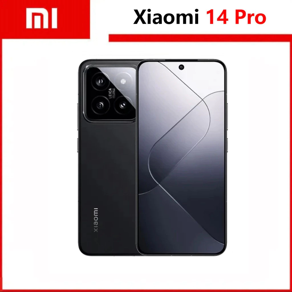 โทรศัพท์มือถือ Xiaomi 14 Pro 5G MOLED จอแสดงผลโค้ง 120Hz Snapdragon 8 Gen 3 ทุกสีสภาพดีโทรศัพท์มือสองต้นฉบับ