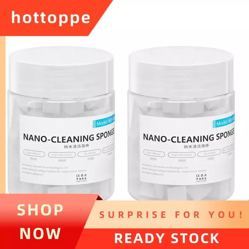 hottoppeNano ฟองน้ําทําความสะอาดฝุ่นฟรีเช็ดเครื่องมือสําหรับโทรศัพท์มือถือหน้าจอกาวกําจัด/กล้อง/PCB เชื่อมฟลักซ์ทําความสะอาดน้ํามัน