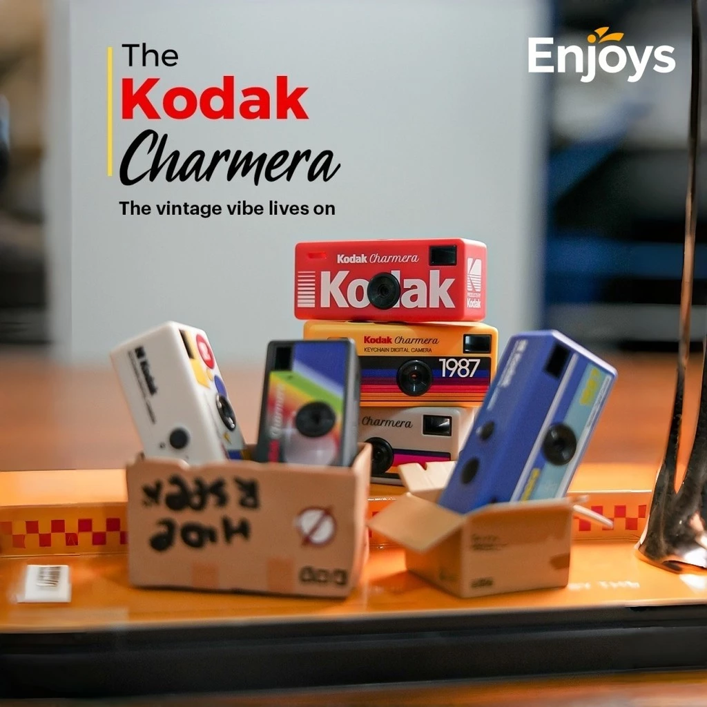 Kodak Charmera กล้องดิจิตอลมินิ｜CCD ขนาดเล็ก｜กล้อง Thumb camera (รุ่นสุ่มสะสม - กล่องเดี่ยว)
