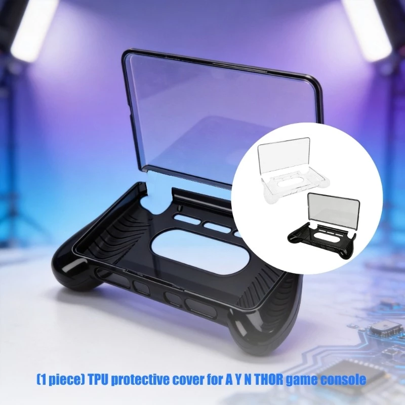 Wayle โปร่งใสยืดหยุ่นฝาครอบกันกระแทก TPU กรณีมือถือ Gamepad ผิวป้องกันสําหรับ AYN Gaming Accessorie