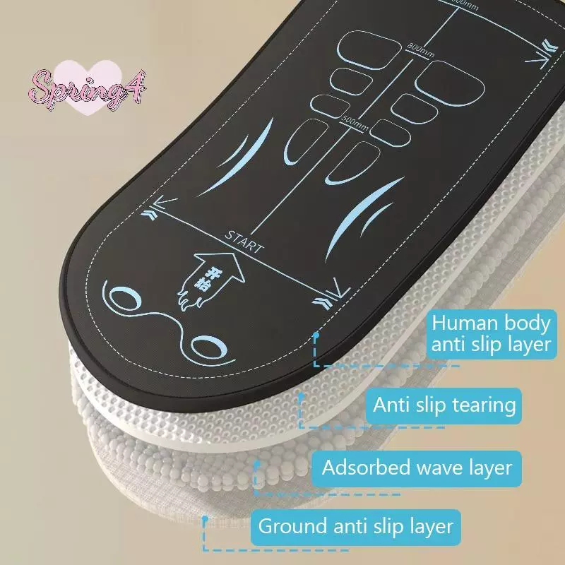 <Spring4> เสื่อโยคะลื่นSho Absorber Thiเข่าเสื่อคุกเข่าPadsนํามาใช้ใหม่ยิมเสื่อสําหรับผู้หญิงผู้ชายบ้านพิลาทิสชั้นออกกําลังกายที่ดี