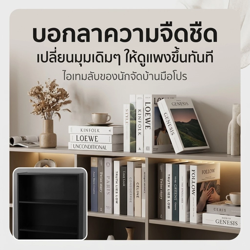 🔥【พร้อมส่ง】📍หนังสือปลอม หนังสือแต่งบ้าน หนังสือโชว์ พร๊อพถ่ายรูป ของแต่งบ้าน หนังสือปลอมตกแต่งบ้าน