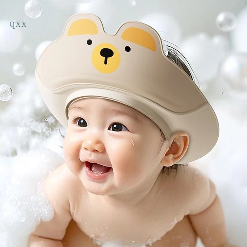 CH * หมวกอาบน้ําเด็กปรับเด็กหมวกสระผมสําหรับเด็กทารก Unisex ปลอดภัยป้องกันหูหมวกเด็กหมวกอาบน้ําเด็ก