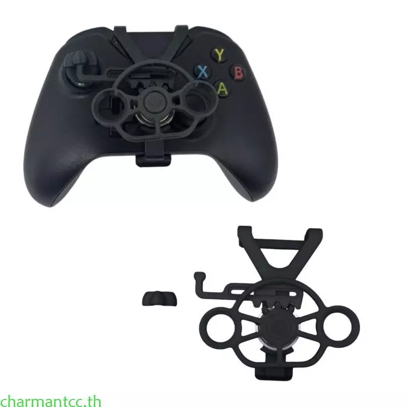 Charmantcc Gaming Wheel จอยสติ๊กมือถือสําหรับคอนโทรลเลอร์เกมแพดพวงมาลัยขนาดเล็ก