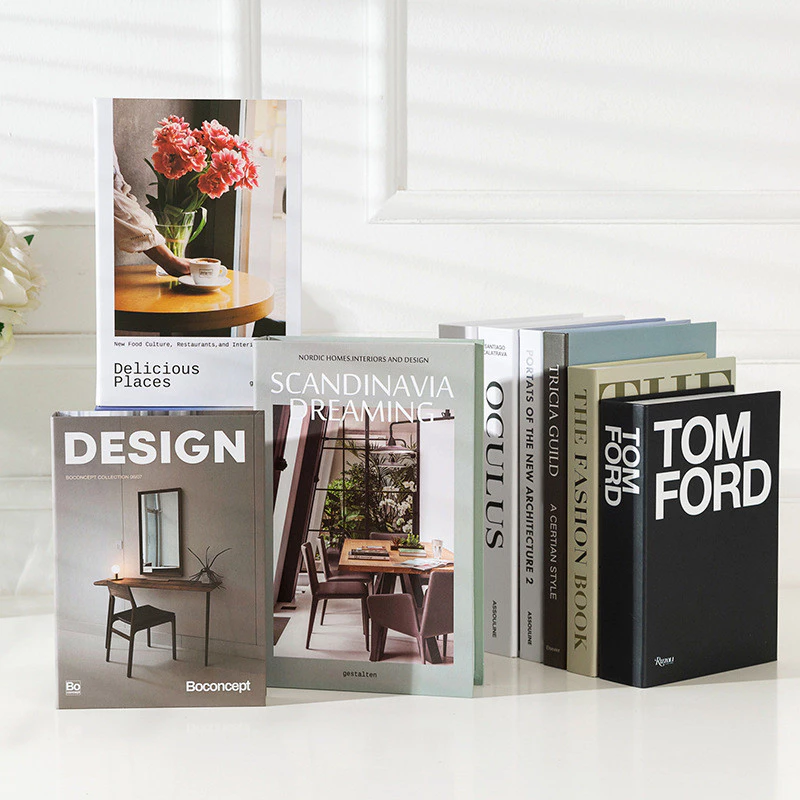 หนังสือปลอม หนังสือแต่งบ้าน ชุด 5 ชิ้น📚 หนังสือโชว์ พร๊อพถ่ายรูป ของแต่งบ้าน หนังสือปลอมตกแต่งบ้าน