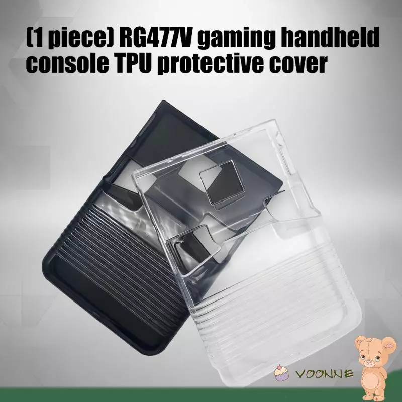 Voonne โปร่งใสยืดหยุ่นฝาครอบกันกระแทก TPU กรณีมือถือ Gamepad ผิวป้องกันสําหรับ RG477V Gaming Accesso