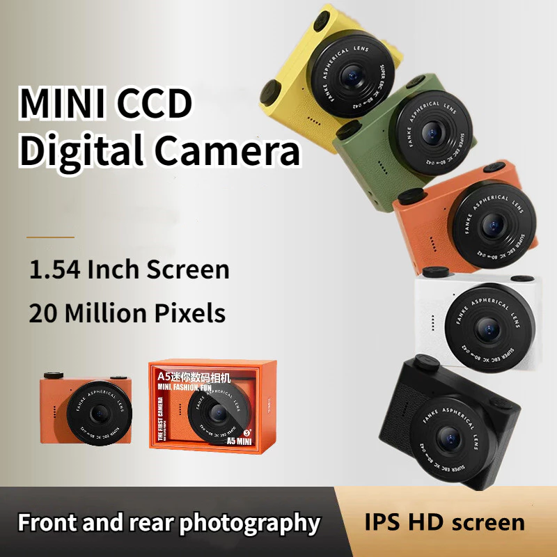 กล้อง 4K CCD 1.54 นิ้วหน้าจอ 1080P HD 16x กล้องดิจิตอล 42MP Vintage Vlog Video Recorder กล้องสําหรับชายหญิงวัยรุ่น