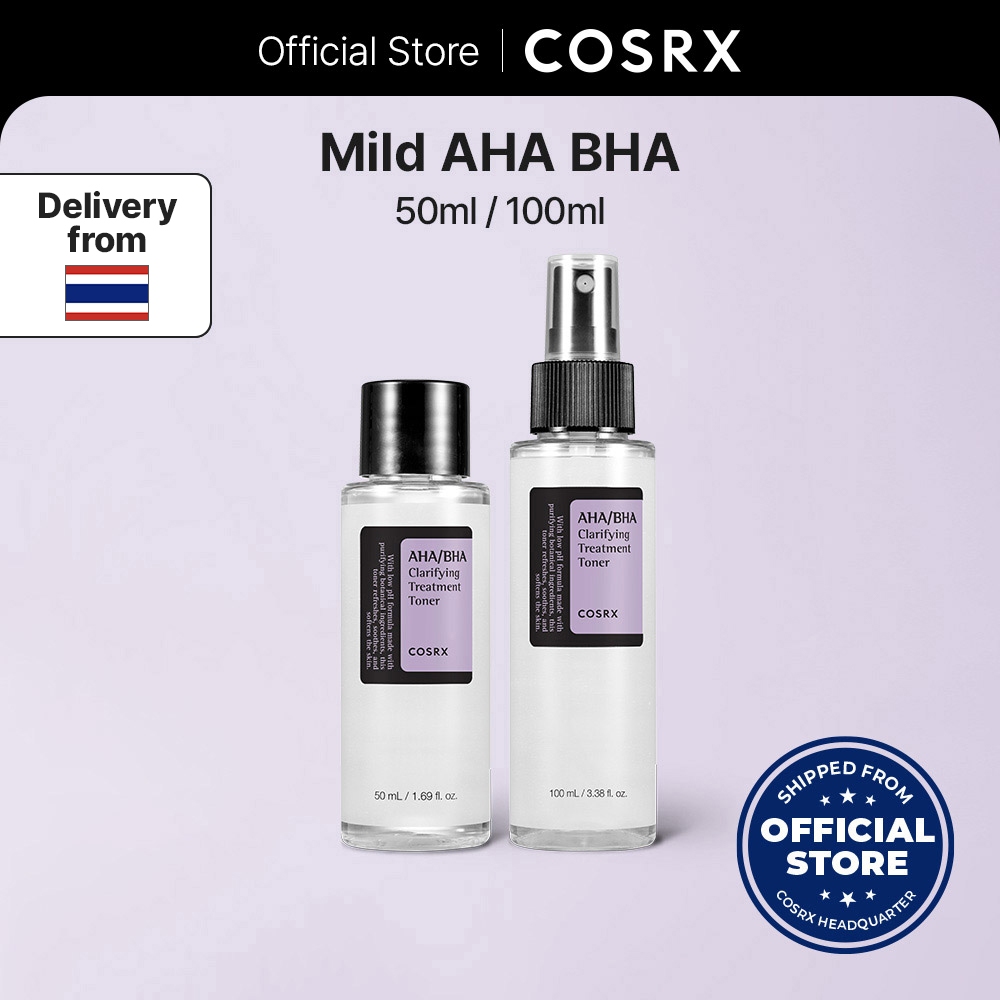[50ml, 100ml] AHA/BHA Clarifying treatment toner เอเอชเอ/บีเอชเอ แคริไฟอิ้ง ทรีทเม้นท์ โทนเนอร์ _50 มล., 100 มล.